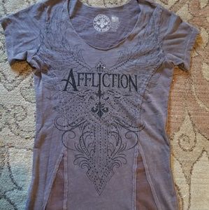 Affliction tee Size Small Never Worn!